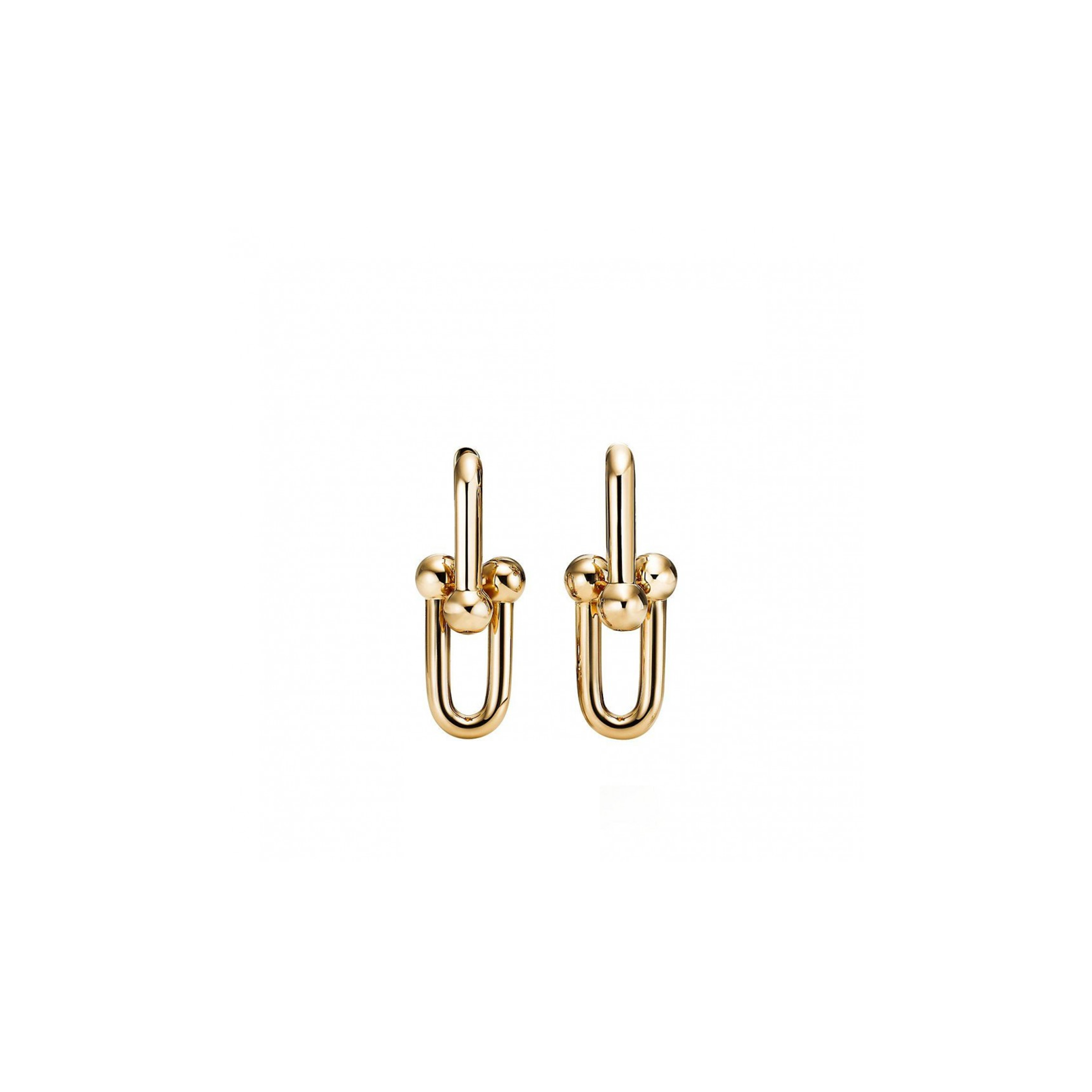 TIFFANY HARDWEAR COLLECTION LARGE CHAIN EARRINGS 68533643